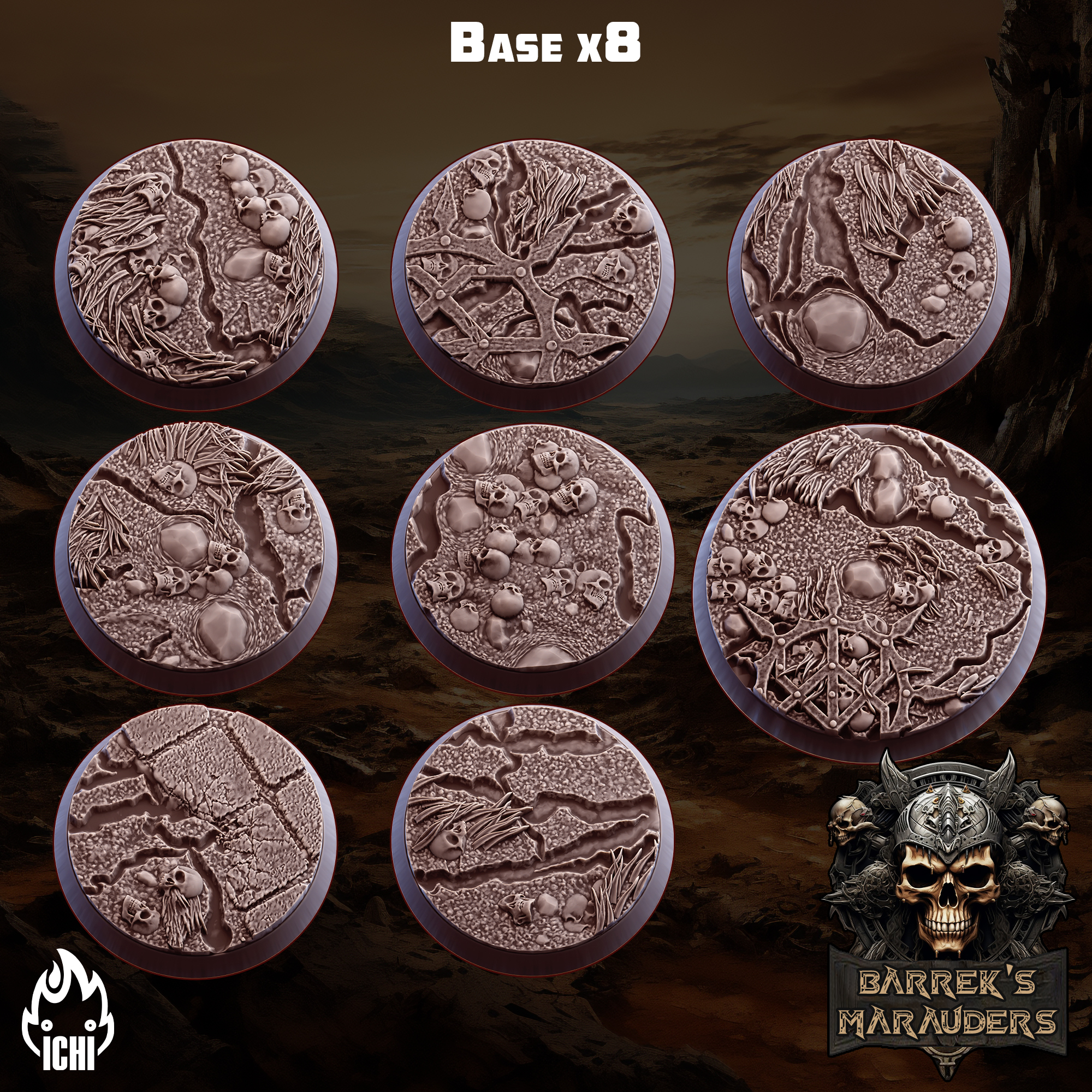 x8 Bases for Barrek's Marauders